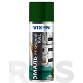 Эмаль-аэрозоль универсальная, зеленый мох (RAL 6005), 520мл, "VIXEN"/VX-16005