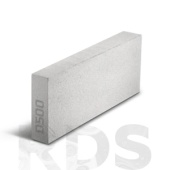 Блок газобетонный перегородочный D500 B3,5 F100 625x75x250 (1,5м3/28,5м3) Cubi-block