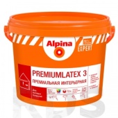 Краска интерьерная ALPINA EXPERT PREMIUMLATEX 3, матовая, База 1, 10л / 23232
