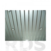 Комплект реечного потолка для ванной  1,7х1,7 м AN85A  металлик с раскладкой супер-хром люкс