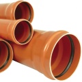 Трубы НПВХ для наружной канализации (коричневые)